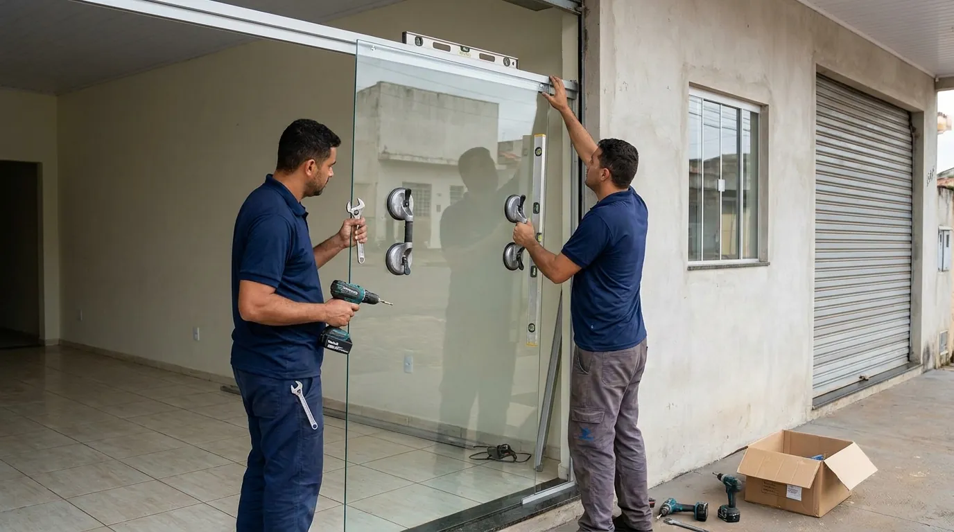 Portas em Vidro para Banheiro